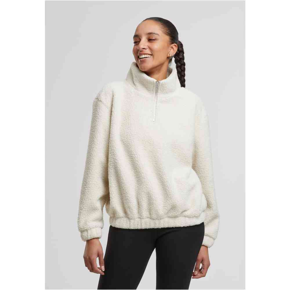 Urban Classics - Sherpa Troya Sweatshirt - Creme